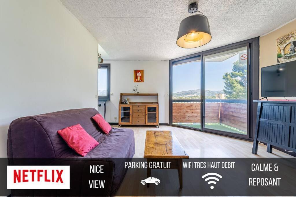 Park & Suites -Wifi-Netflix-Vue Marseille Exteriér fotografie